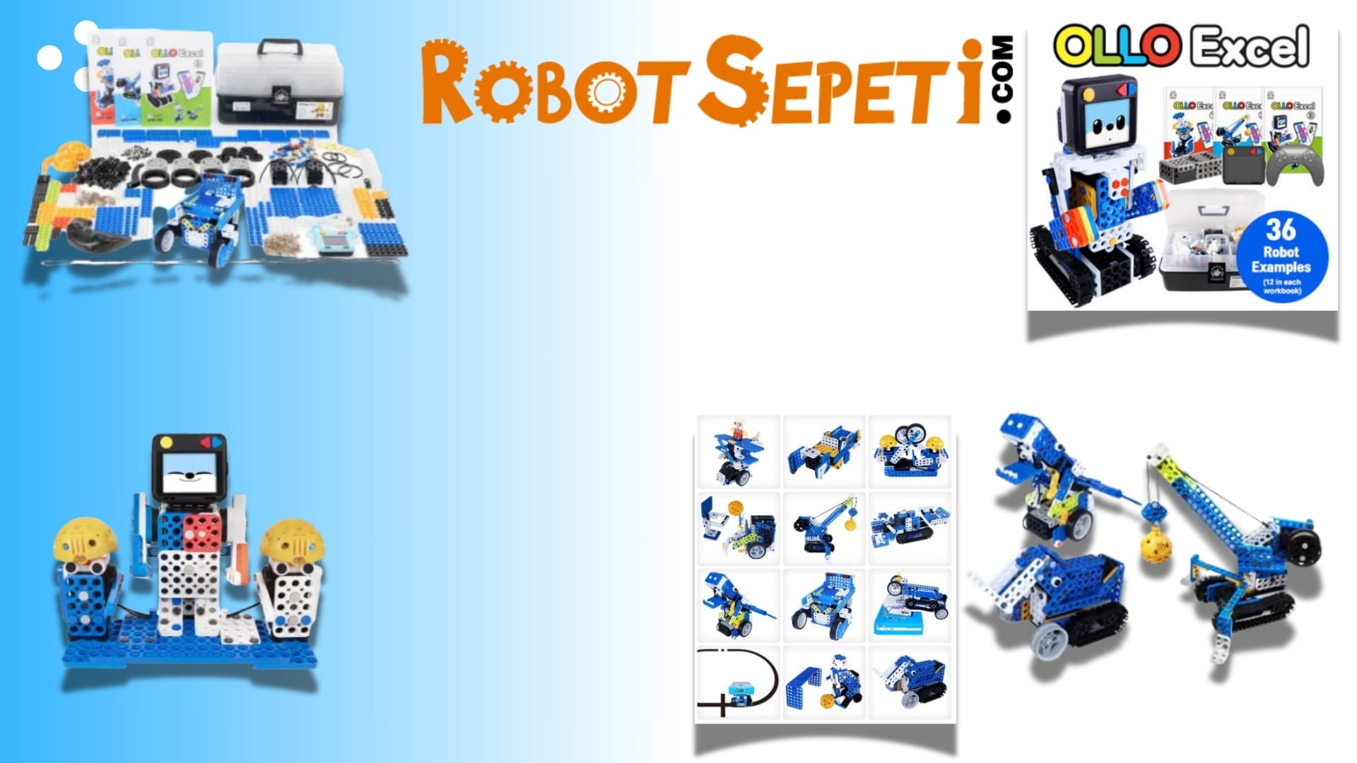 OLLO Excel İleri Robot Kiti Robotsepeti.com