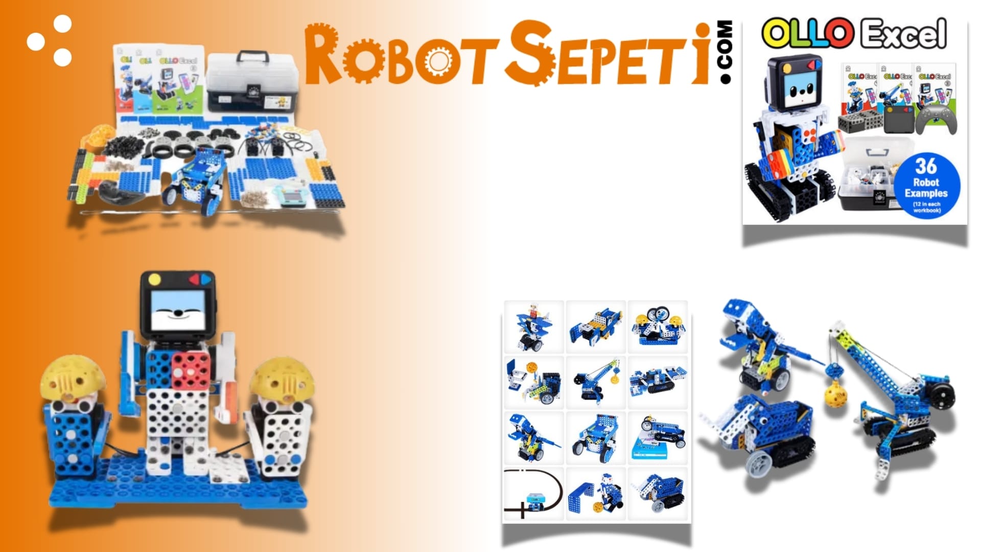 OLLO Excel İleri Robot Kiti-Robotsepeti